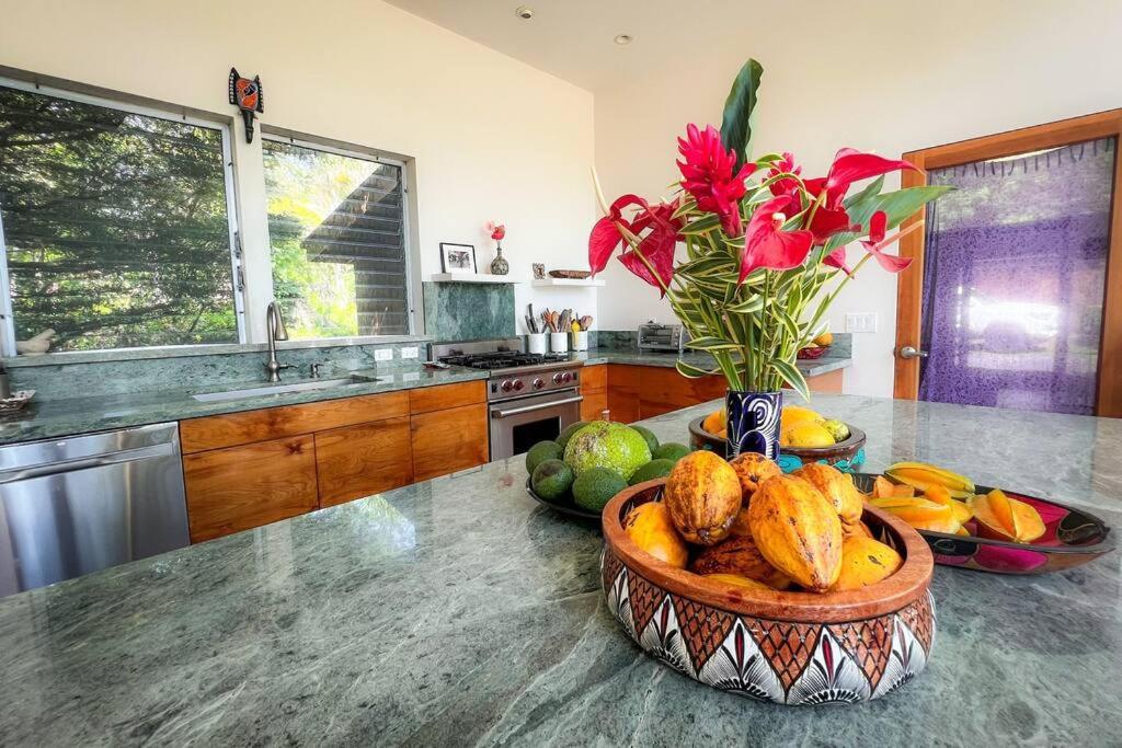 Jungle Haven Ocean Front Eco Villa On Fruit Farm Pahoa Exterior foto